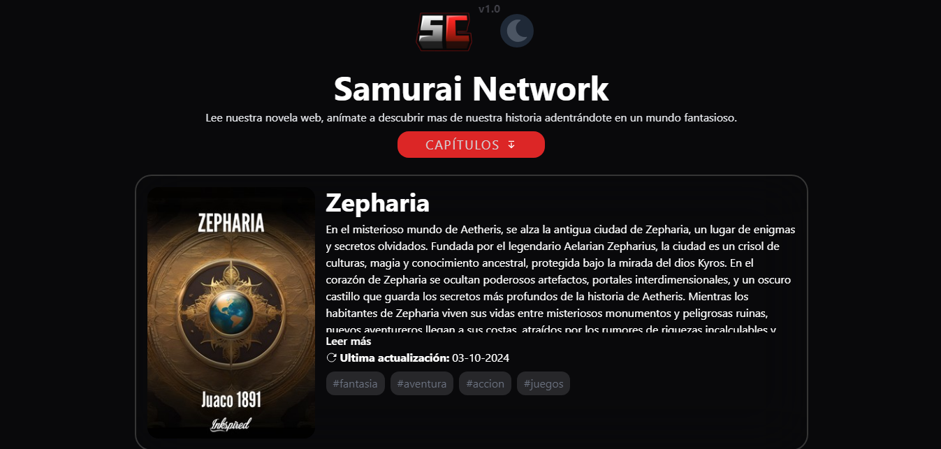 Zepharia - La historia de Samurai Network