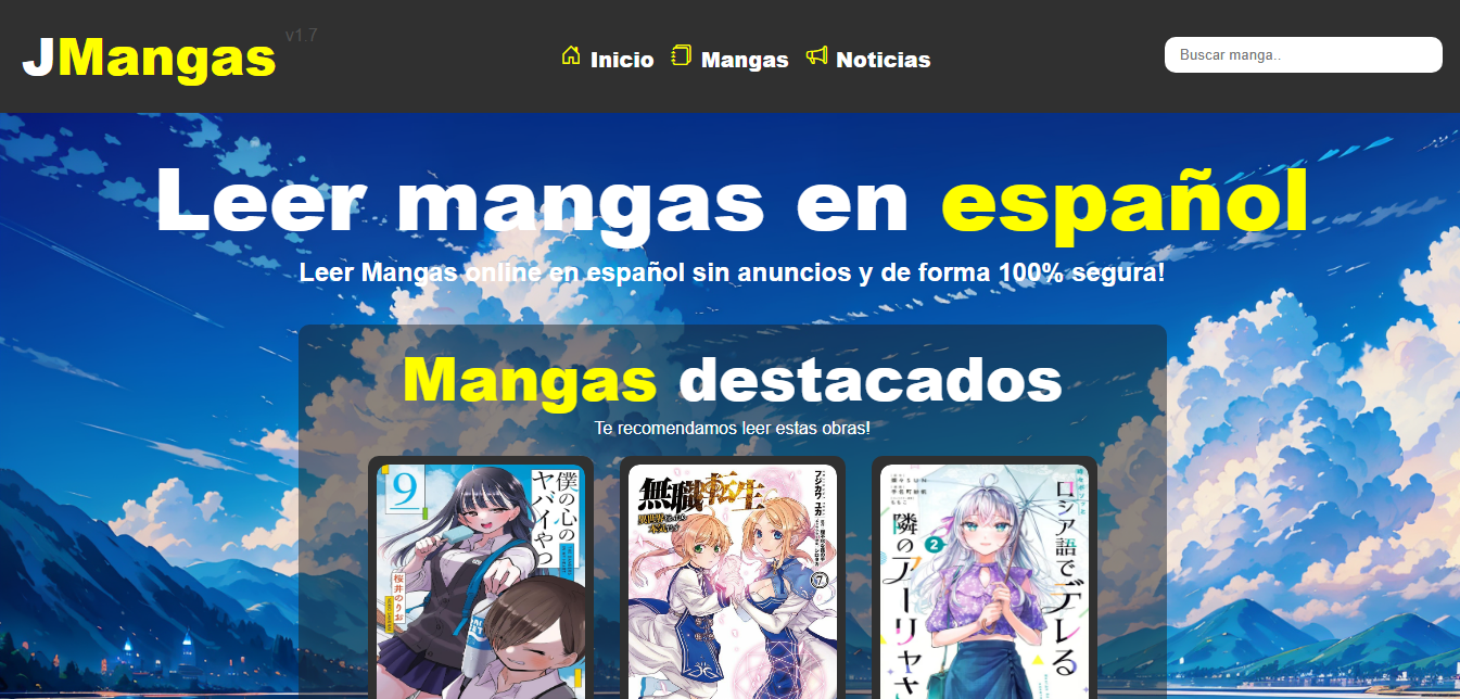 JMangas - Leer mangas online sin anuncios